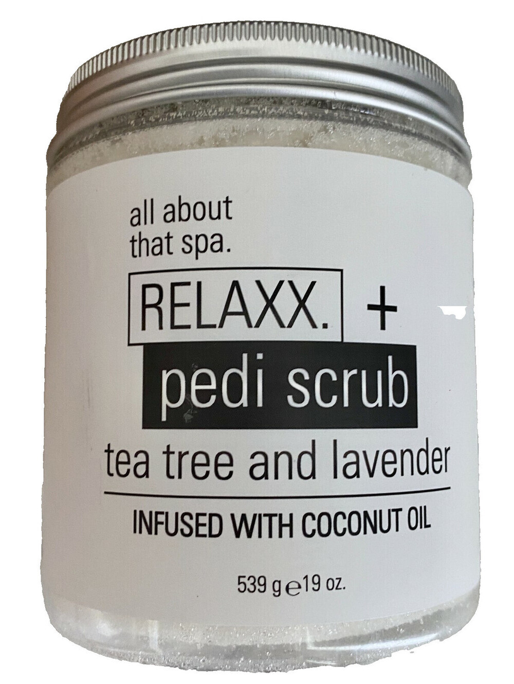 NEW All About That Spa by Home & Body Company Foot Pedi Scrub Tea Tree Lavender